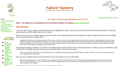 Desktop Screenshot of fulfordtapestry.info